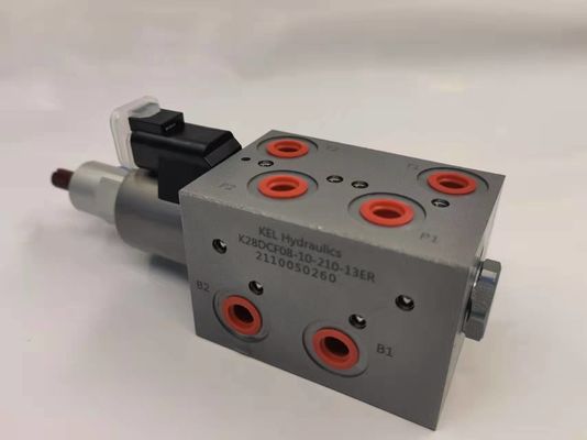 27V / 24V مجموعة صمام الهيدرووليكي 8 طريق 2 وضعية مخصصة